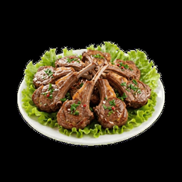 Lamb Chops Plate.